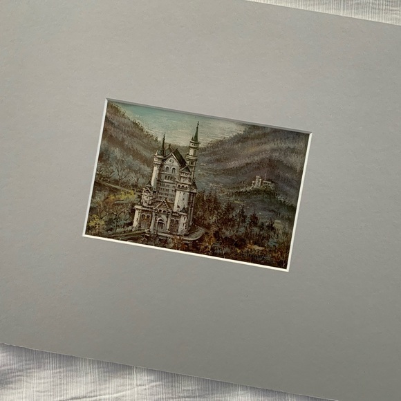 Castle Landscape Vintage Artwork - Picture 7 of 8